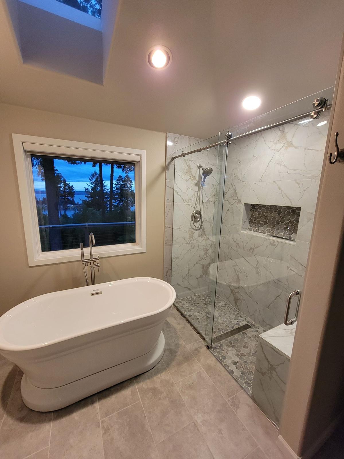 Bathroom remodel project 10 by SanVision LLC in Seattle