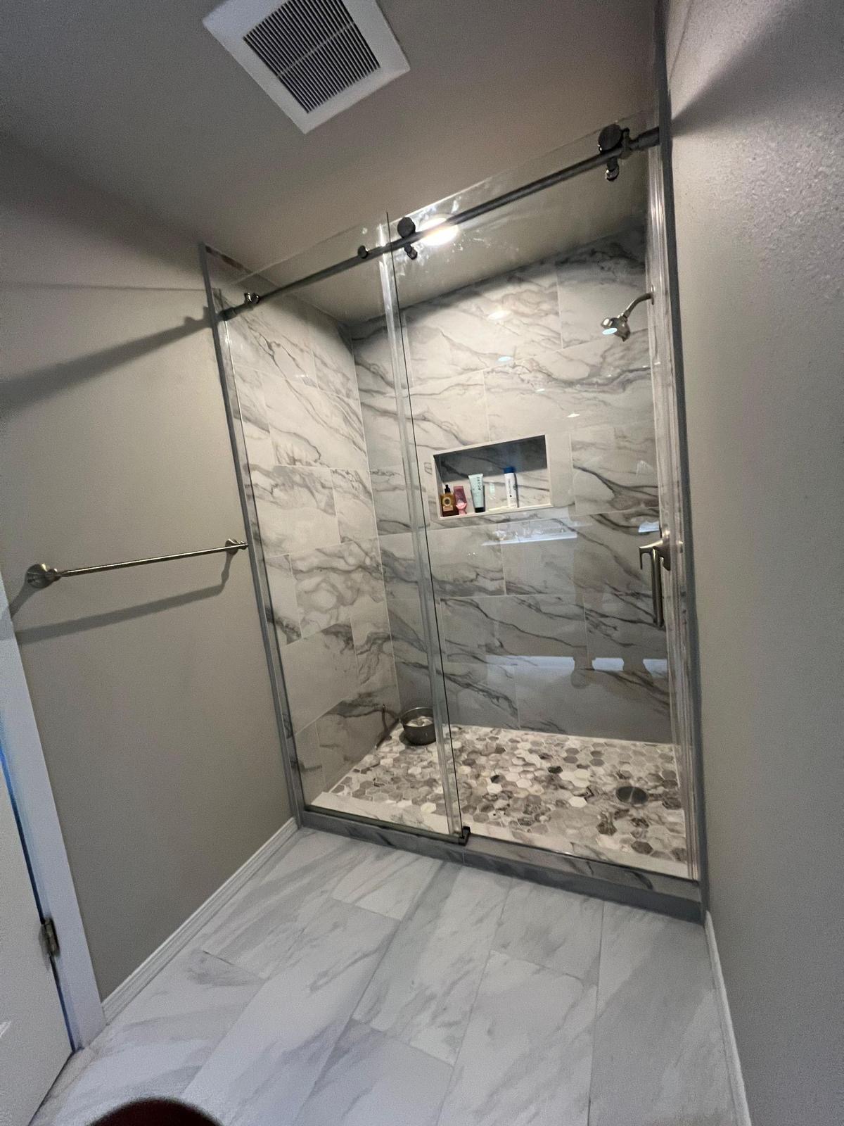 Bathroom remodel project 12 by SanVision LLC in Seattle